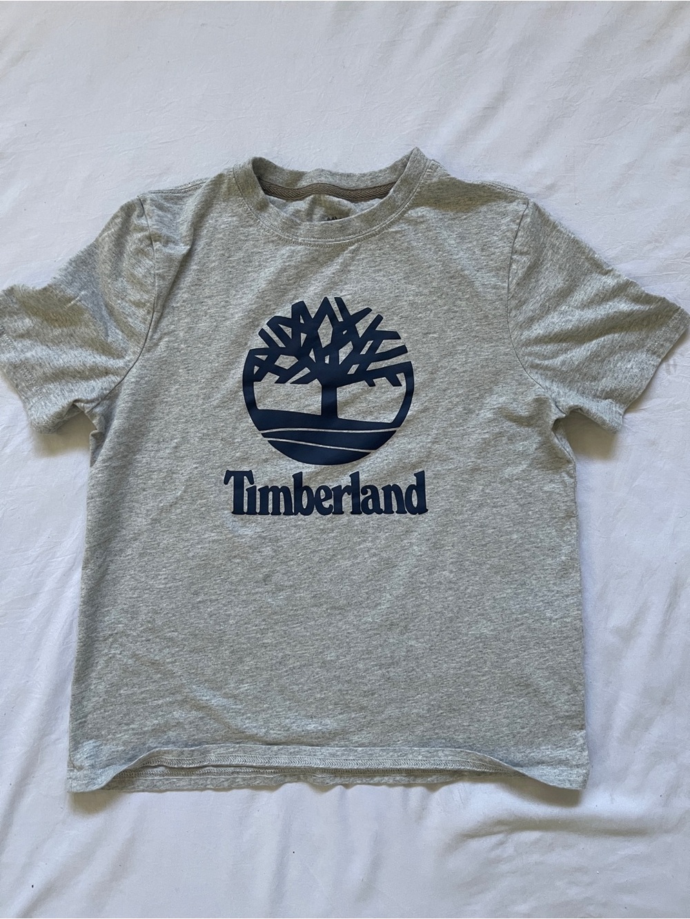 Boys Gray Tee | Size Medium 10-12 | Timberland